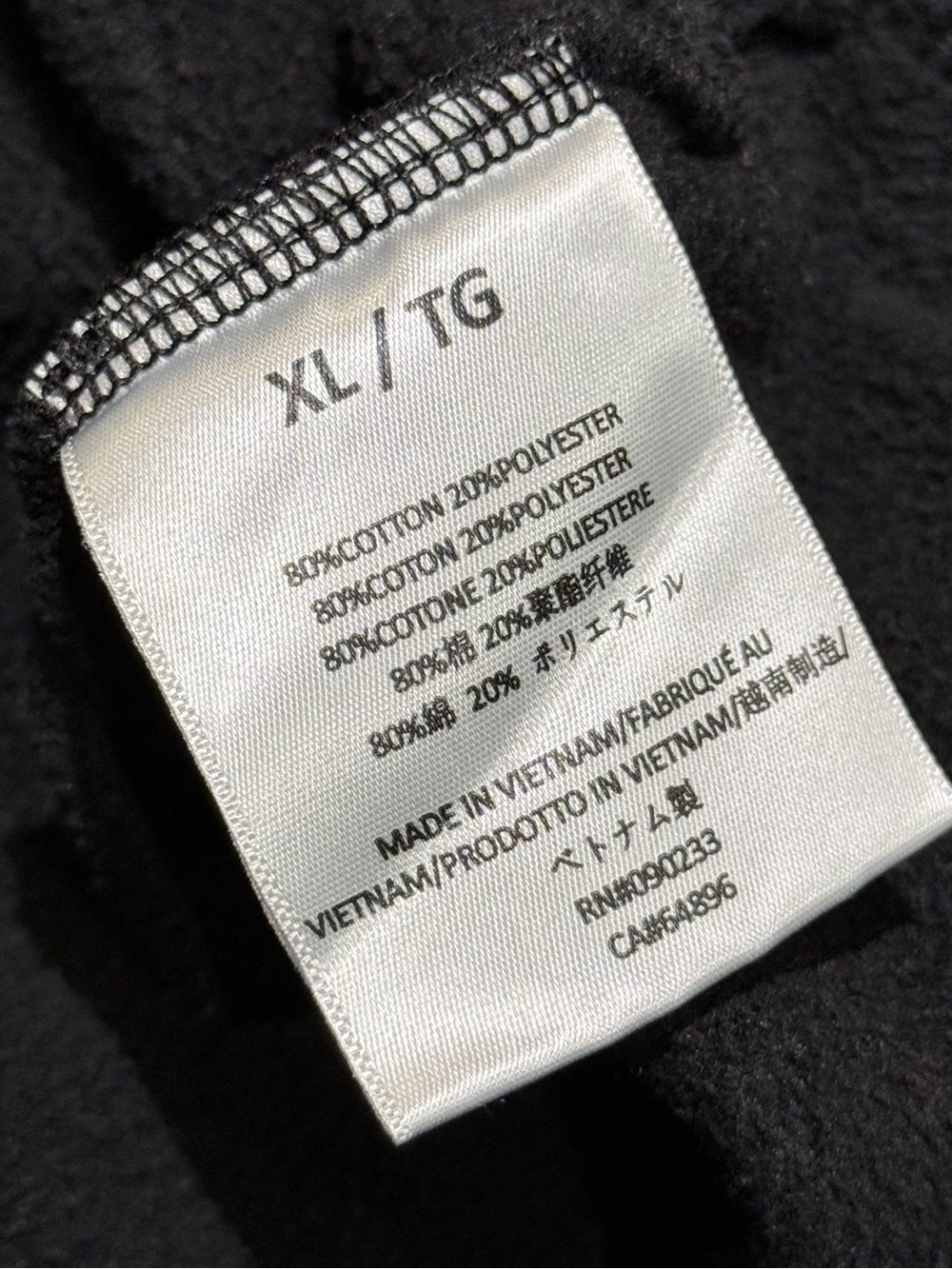 Fear of God Essentials Black Hoodie Pullover Sweatshirt Men’s Size XL Oversized - Picture 12 of 15